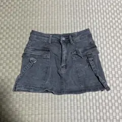 SHEIN グレー ミニスカート S/M 36