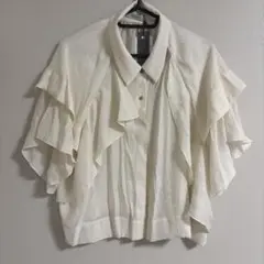 【最終値下げ】JEANASIS レイヤーフリルショートシャツ トップス