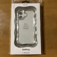 新品未開封iFace BeBling for iPhone 16シルバー
