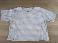 IDEE POOL いろいろの服 プルオーバーブラウス チェック