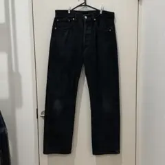 LEVI’S ブラックデニム 501 後染め W31 L34