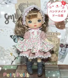 モンストドール　服　No1734 エプロンワンピセット