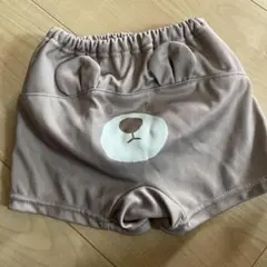 ベビー水着(男の子) クマの顔　フタフタ　80