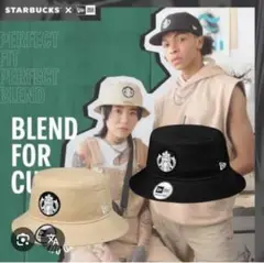 【新品未使用】日本未発売　Starbucksスタバ　バケットハット M/L