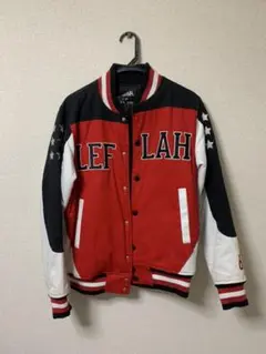 【美品】　レフラー　LEFLAH ジャケット　MA-1 スタジアム LEFLAH レフラー カモ 迷彩 Lサイズ 新品未使用 スタジャン MA-1