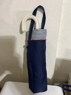 晴雨兼用 ネイビー 折りたたみ傘