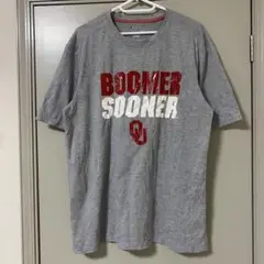 Champion BOOMER SOONER Tシャツ グレー　メンズ　L