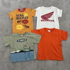 Tシャツ 4枚セット STAG BEETLES HONDA 110センチ