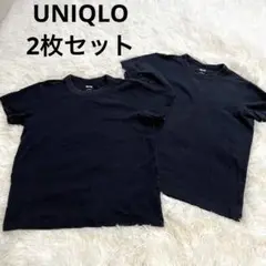 UNIQLO U クルーネックT（半袖）Lブラック　定番 シンプル　ユニクロ