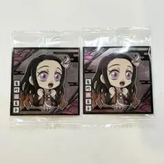 鬼滅の刃 竈門禰豆子 いもふけ 2枚セット ウエハース 其ノ十三 13 シール