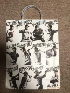 紙袋(ジャイアンツ柄)