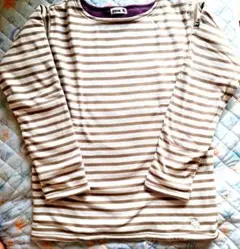 moz ストライプ 長袖 Tシャツ