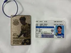 ヴァンフォーレ甲府　保坂知希 メタルカード 応援免許証