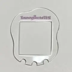 たまごっちユニ交換用フェイスプレート(ライトピンクロゴ)