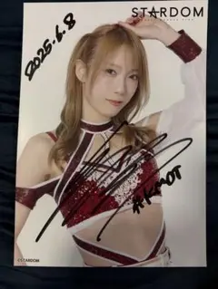 スターダム 鹿島沙希 直筆サイン & キスマーク入り 写真集 EMBLEM スターダム 鹿島沙希 直筆サイン & キスマーク入り 写真集