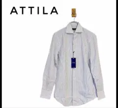 未使用　ギローバー　ATTILA ドレスシャツ　ストライプ　37