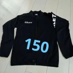 ATHLETA ブラック ジップアップジャケット150ジャージ上
