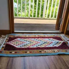 美品新品　キリム　手織り