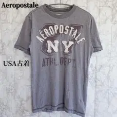 USA古着　Aeropostale エアロポステール Tシャツ XS グレー