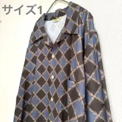 バルデセブンティセブン 7分袖 アロハシャツ 国産古着 Varde77