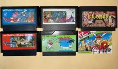 FC ドラゴンクエスト2,3,4　たけしの挑戦状　ワルキューレの冒険　5点セット
