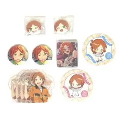 缶バッジ2024 JunCasual 前髪クリップ コロッタ 花伴 ひなたゆうた