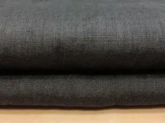 A248・麻100%・黒2m・ネップ加工