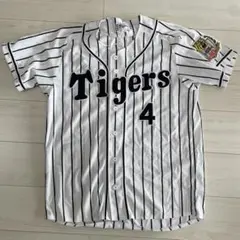 阪神タイガース　4 上本 博紀　ユニフォーム　80周年記念ワッペン付き