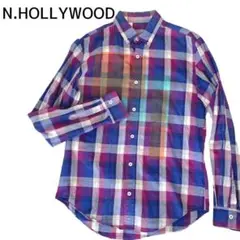 N.HOOLYWOOD 長袖チェックシャツ サイズ36