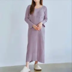 COHINA ニュアンスアップルームワンピース