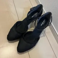 美品　maire claire ブラック ハイヒール 25.0
