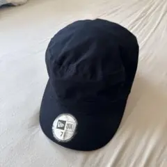 New Era ブラック ベースボールキャップ 7 1/8