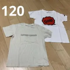 新品未使用品 子供服ブランドTシャツ 2枚セット 120