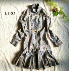 【超美品】ETRO エトロ ペイズリー ワンピース ミラノ サイズ40