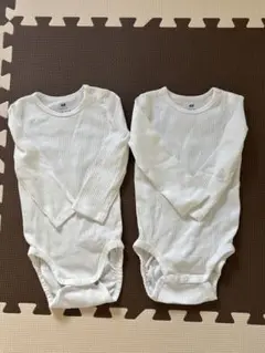 H&M 長袖ボディスーツ 2枚セット