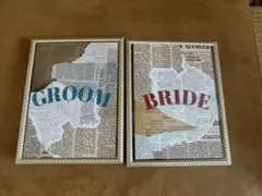 ウェディング受付　GROOM BRIDE