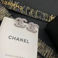 A506 CHANEL ヴィンテージ チャーム ピアス ココマーク