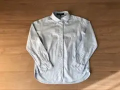 【美品】TOMORROWLAND （MACPHEE） 水色長袖シャツ