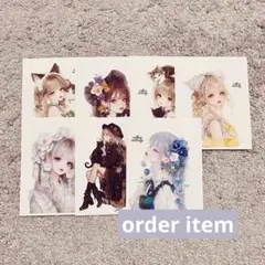 【ちーびたさま_専用】女の子 ステッカー バラ売り