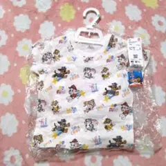 【新品】ユニクロ パウ・パトロール 半袖Tシャツ 総柄 80 夏