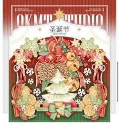 マスキングテープ 圣诞节 5m 海外マステ クリスマス Xmas シール