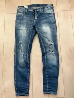 Big John スキニーデニム ブルー