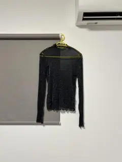 ブラック ラメ インナー トップス