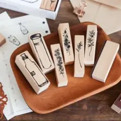 ヴィンテージスタンプセット　ハーバリウム①