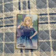 ラブライブ！ Aqours 永久hours 会場購入特典クリアカード 小原鞠莉