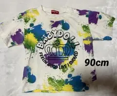 BABYDOLL カラフルスプラッシュTシャツ