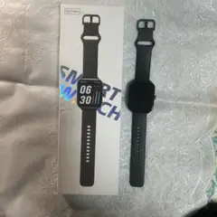 スマートウォッチ ブラック 心拍数モニター
