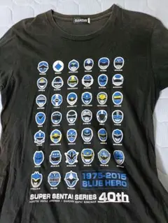 スーパー戦隊シリーズ 40周年 ブルーTシャツ　Mサイズ