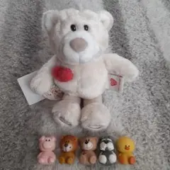 ニキ　ラブベア　ぬいぐるみ　ならぶんです　ガチャガチャセット