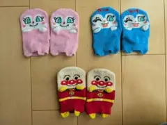 アンパンマンシリーズ 3セット靴下 サイズ9〜14センチ